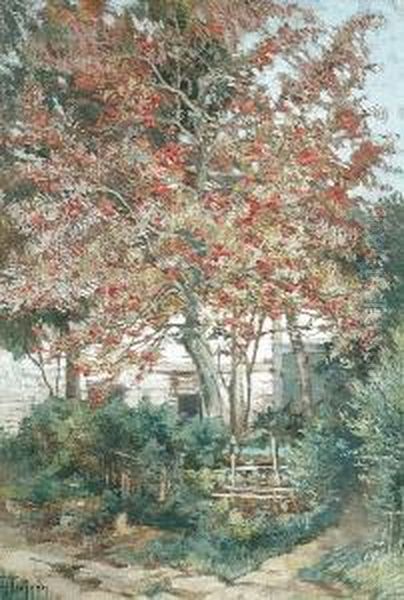 The Flowering Tree Oil Painting by Theodore Hannon