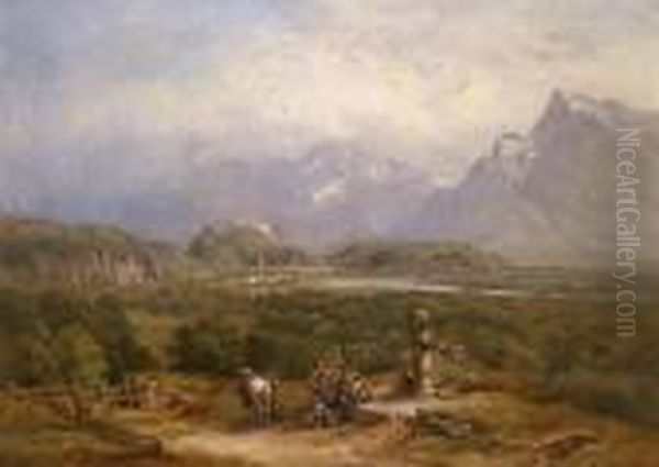 Open View Ofsalzburg Oil Painting by Anton Hansch