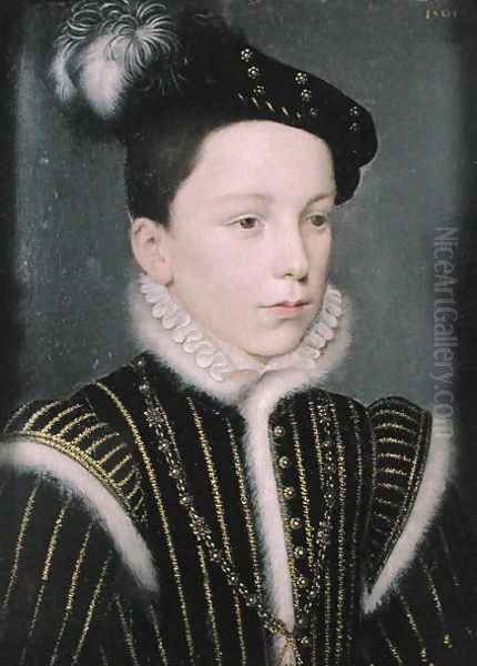 Francois (c.1552-84) duc d'Alencon, 1561 Oil Painting by Francois Clouet