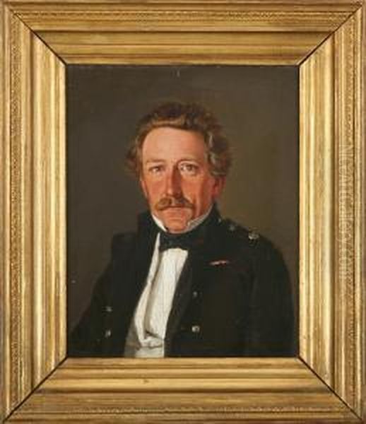 Portrait Oil Painting by Constantin Hansen