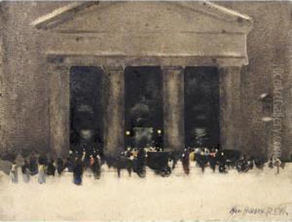 An Occassion Of Ceremony Oil Painting by Hans Jacob Hansen