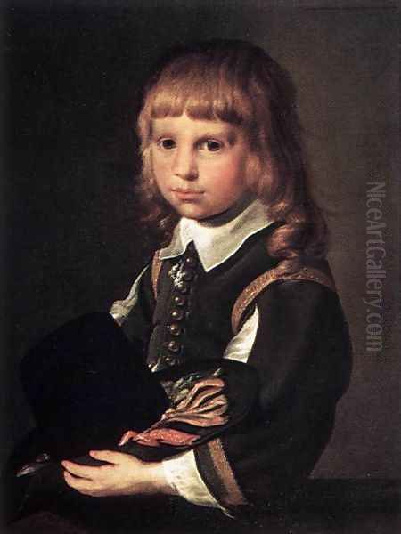 Portrait of a Child Oil Painting by Pieter Codde