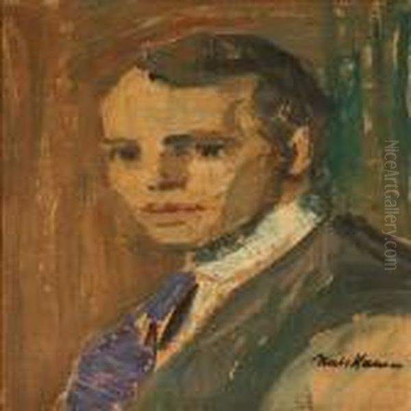 Portrait Oil Painting by Niels Hansen