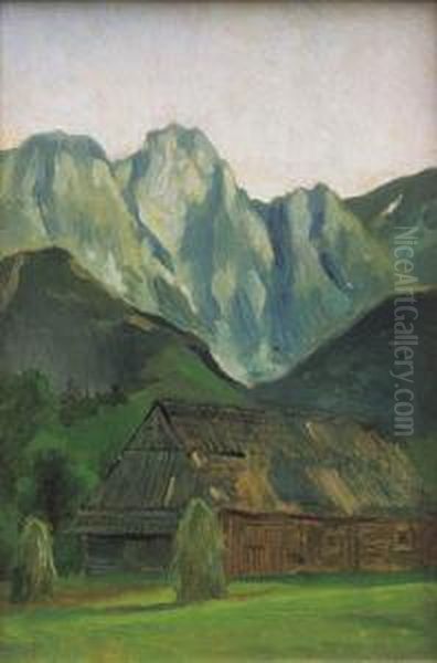 Zakopane Oil Painting by Marceli Harasimowicz