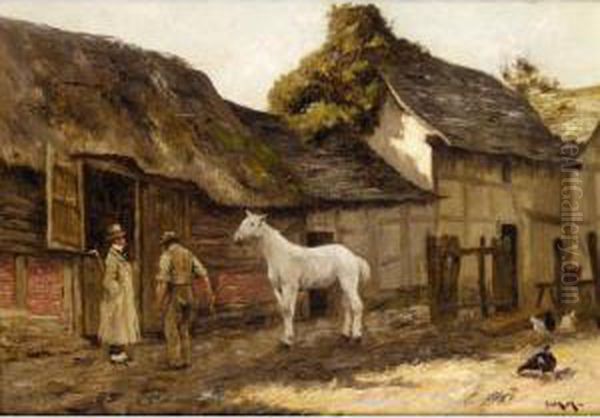 The Horse Trader Oil Painting by Charles Martin Hardie