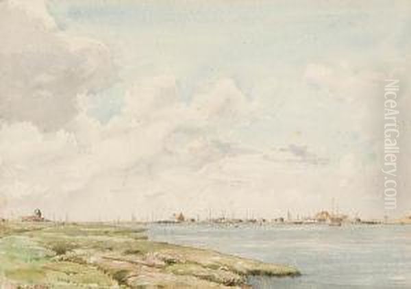 Blakeney Oil Painting by Martin Hardie