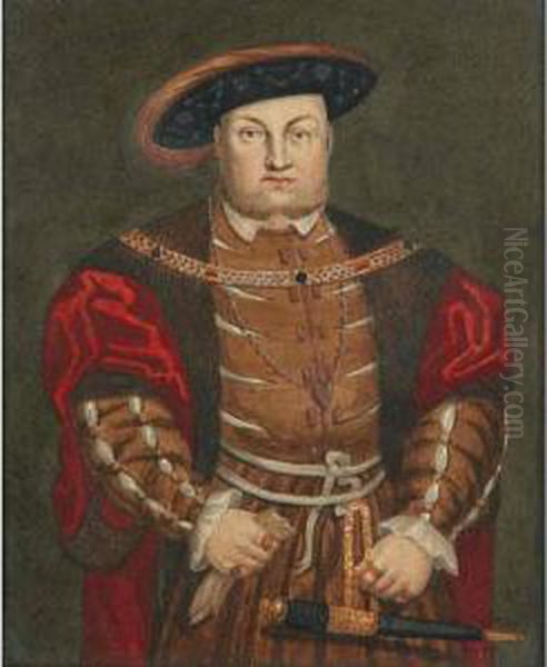 King Henry Viii Oil Painting by George Perfect Harding