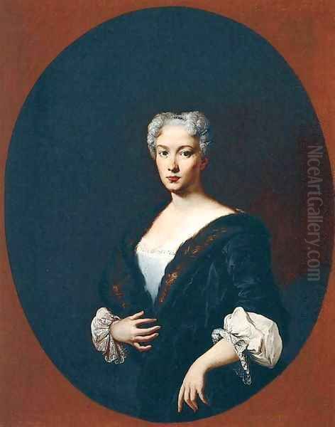 Portrait of a Woman Oil Painting by Giacomo Ceruti (Il Pitocchetto)