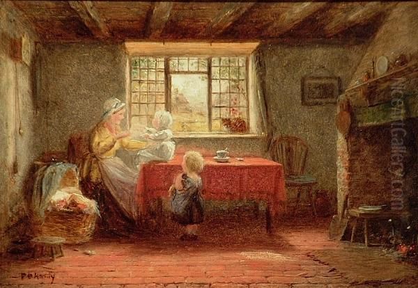 The Second Born Oil Painting by Frederick Daniel Hardy