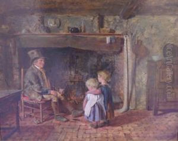 Aberkshire Interior Oil Painting by James Hardy