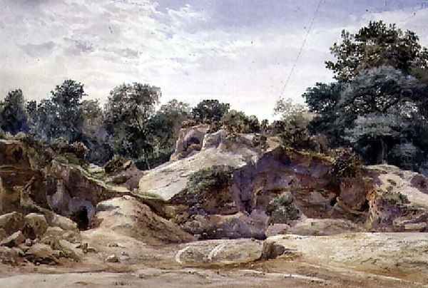 Gravel Pit at Hampstead Oil Painting by Thomas Collier