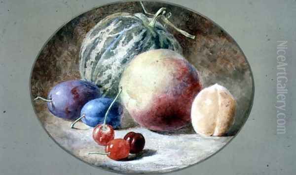 Fruit Oil Painting by Thomas Collier