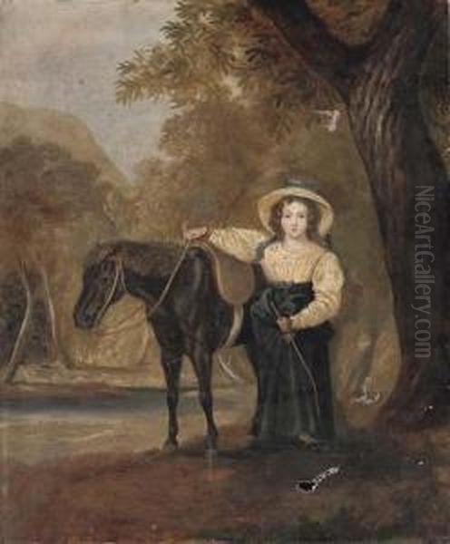 The Favourite Pony Oil Painting by James Hardy