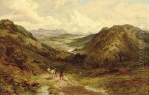 In The Highlands Oil Painting by Edward Hargitt