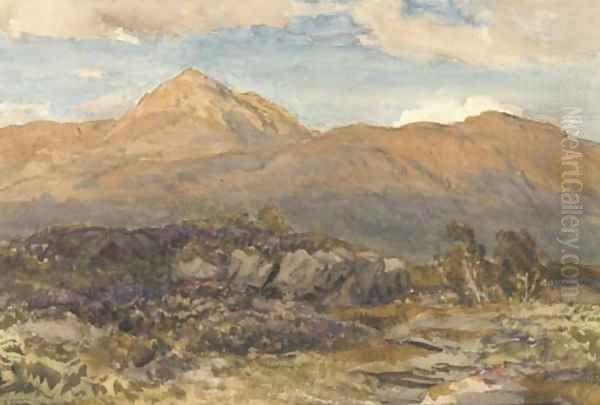 A view of Glen Dochart, Perthshire Oil Painting by Thomas Collier