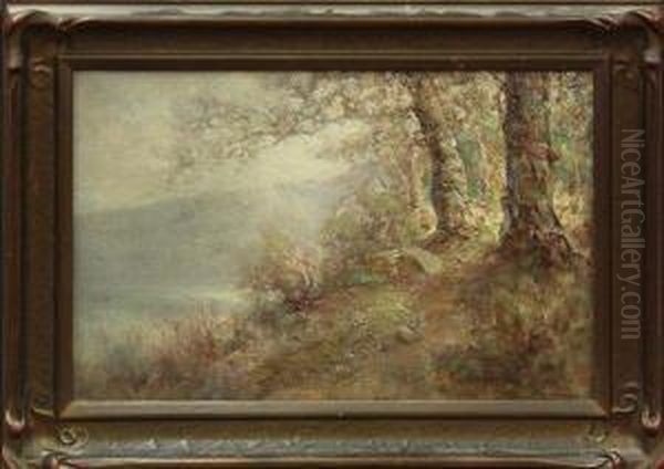 Sonoma Oaks Oil Painting by Charles Henry Harmon