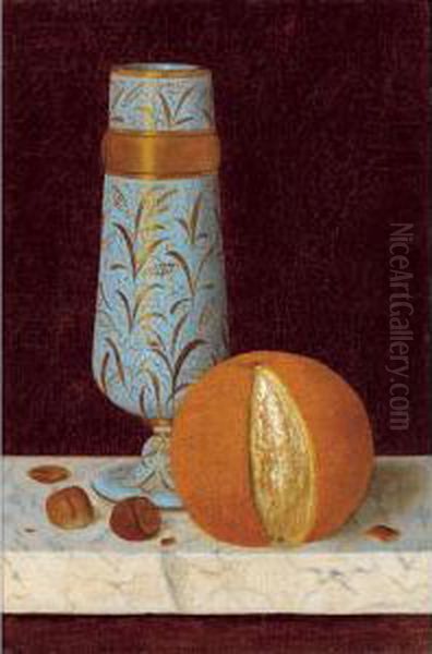 Still Life For William Ignatius Blemly Oil Painting by William Michael Harnett