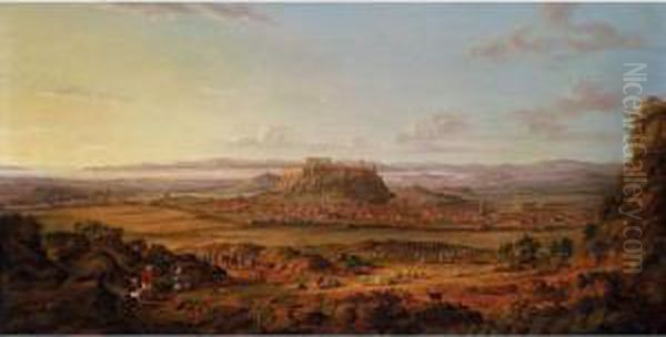 A View Of Athens Oil Painting by Richard Bankes Harraden