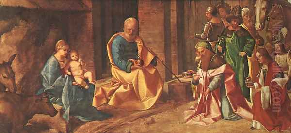 Adoration of the Magi Oil Painting by Giorgione