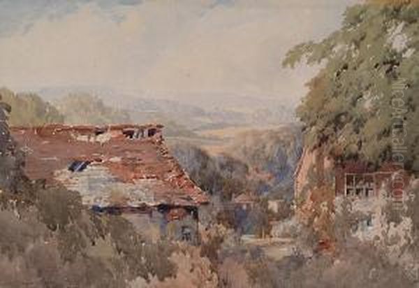 A Bit Of Old Sussex Oil Painting by Charles Harrington