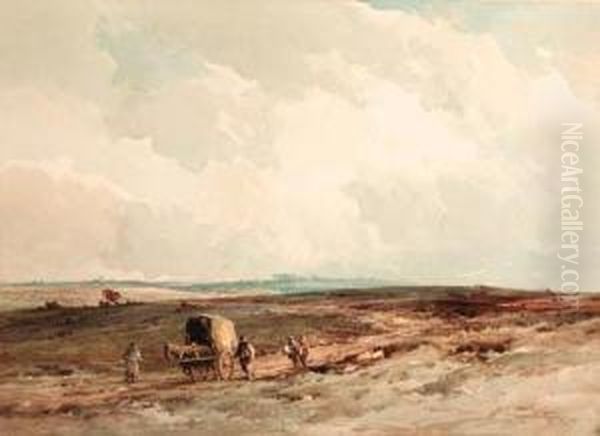 On Ashdown Forest Reserve Oil Painting by Charles Harrington