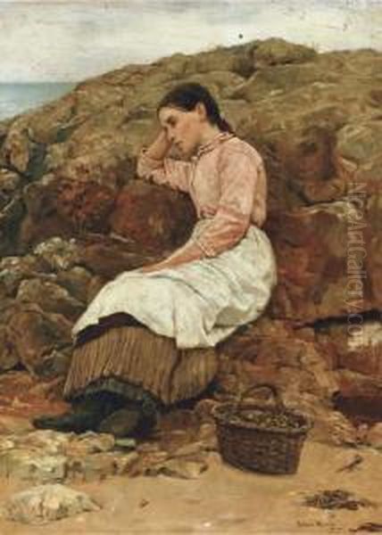 Quiet Contemplation Oil Painting by Edwin Harris