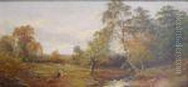 Near Bridgwater Oil Painting by Henry Harris