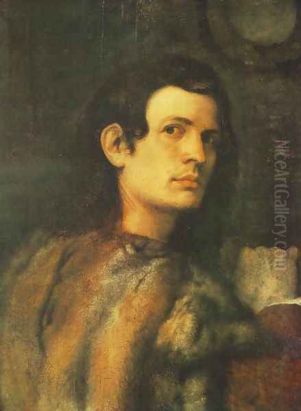 Portrait of a Young Man Oil Painting by Giorgione