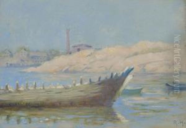 Gloucester. Oil Painting by Robert Harris