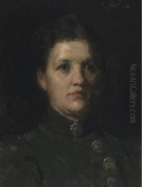 Portrait Of A Lady Oil Painting by Robert Harris