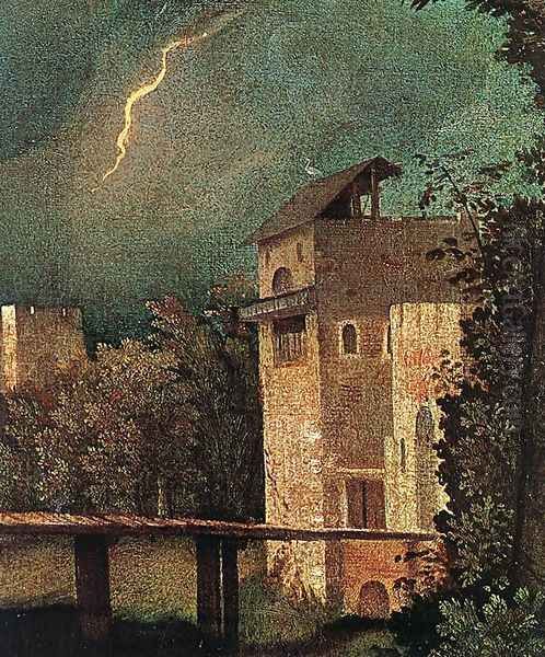 Tempest (detail 4) c. 1505 Oil Painting by Giorgione