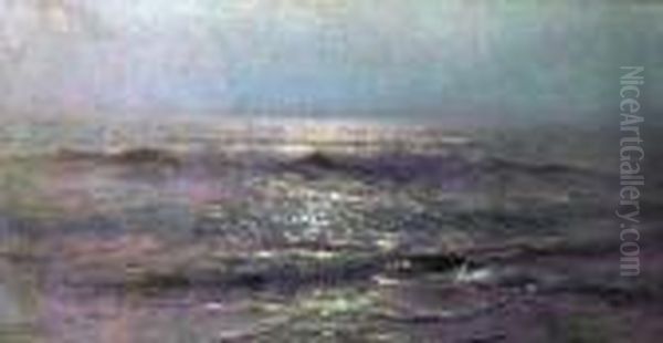 Soir Sur La Mer Oil Painting by Alexander Thomas Harrison