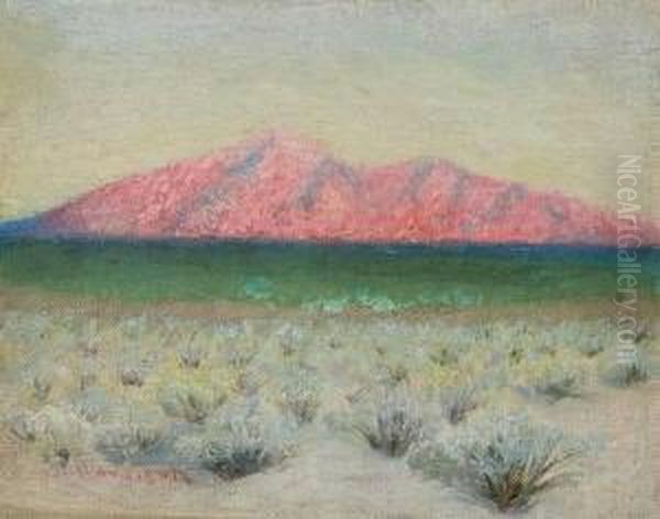 Western Mountain Landscape Oil Painting by Lowell Birge Harrison