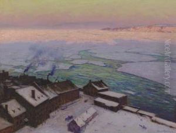 Sunrise, Quebec Oil Painting by Lowell Birge Harrison