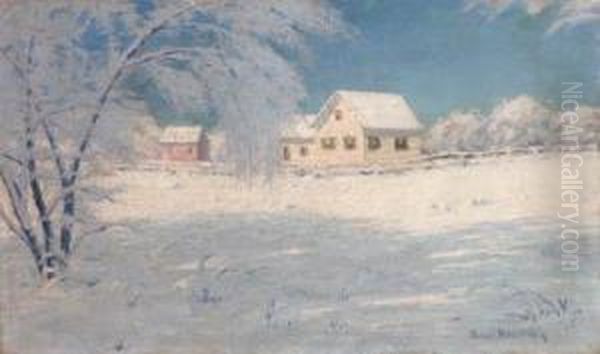 Snow Bound Oil Painting by Lowell Birge Harrison