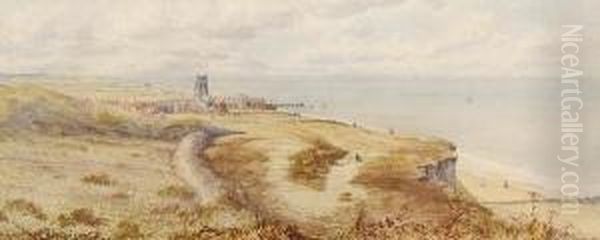 A View Of Cromer Oil Painting by Charles Harmony Harrison