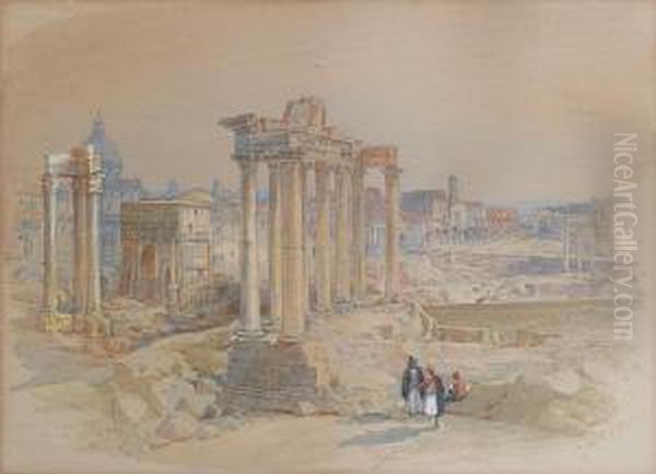 Views Of Ancient Rome Oil Painting by Thomas Hart