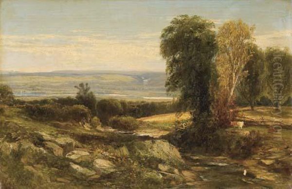 Paysage De La Cote Est Des Etats-unis Oil Painting by William M. Hart