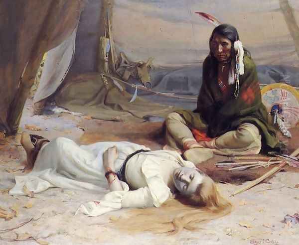 The Captive Oil Painting by Eanger Irving Couse