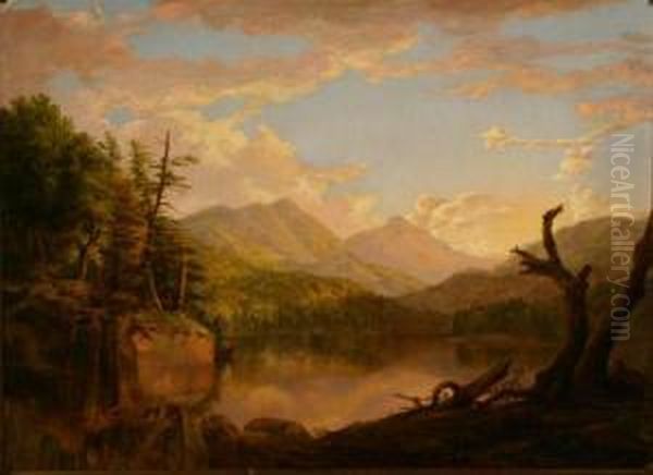 Hudson River Landscape Oil Painting by William M. Hart