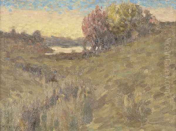 Northwest Landscape with Lake Oil Painting by Eanger Irving Couse