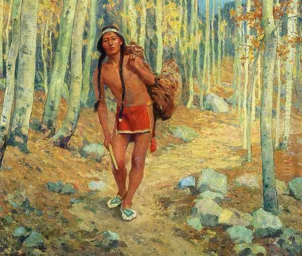 The Successful Hunter Oil Painting by Eanger Irving Couse