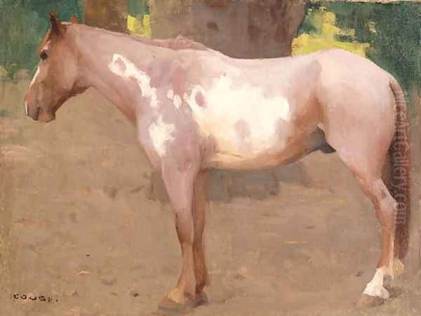 Pinto Pony and Concierge Oil Painting by Eanger Irving Couse