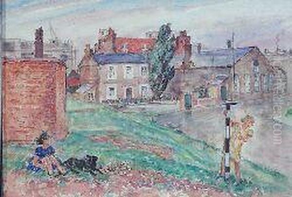 Out Of School Oil Painting by Archibald Standish Hartrick