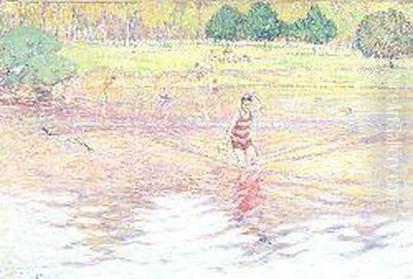 Boys Bathing In The Deveron by Archibald Standish Hartrick