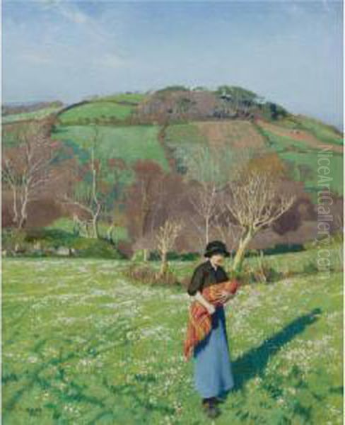 Early Spring Oil Painting by Harvey Harold