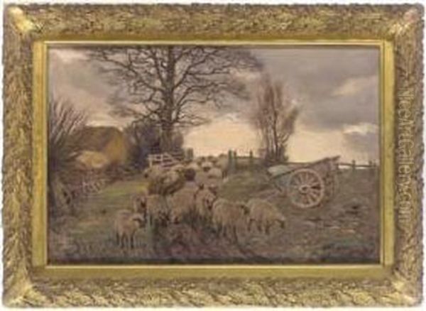 Changing Pastures Oil Painting by John Rabone Harvey