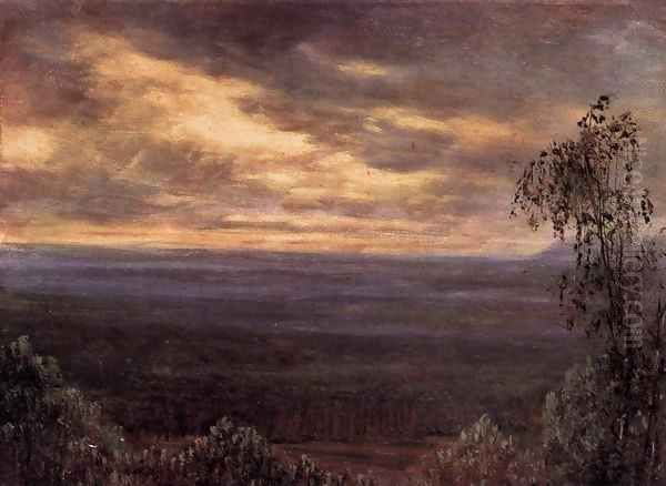 Morning Fog Oil Painting by Carl Gustav Carus