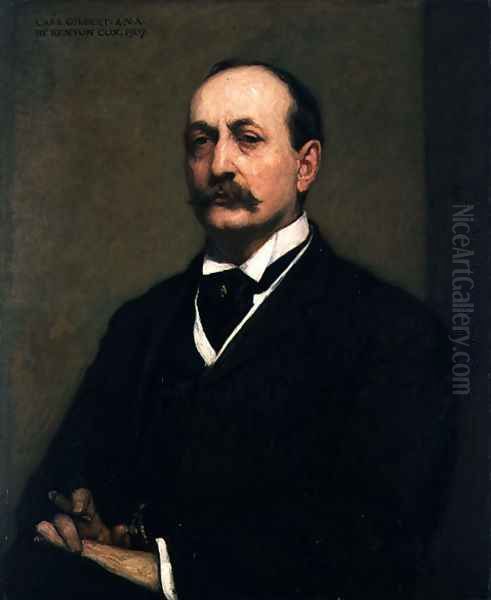 Cass Gilbert (1859-1934) 1907 Oil Painting by Kenyon Cox