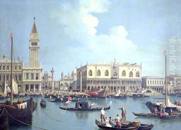 A View of the Grand Canal (oil on canvas) Oil Painting by Studio of Canaletto, Antonio